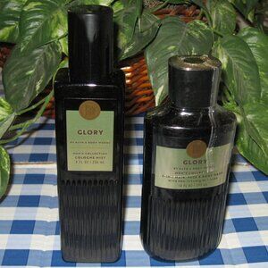 BBW Mens Collection Glory Cologne Mist 3 In 1 Hair Face Body Wash Lot of 2 NEW